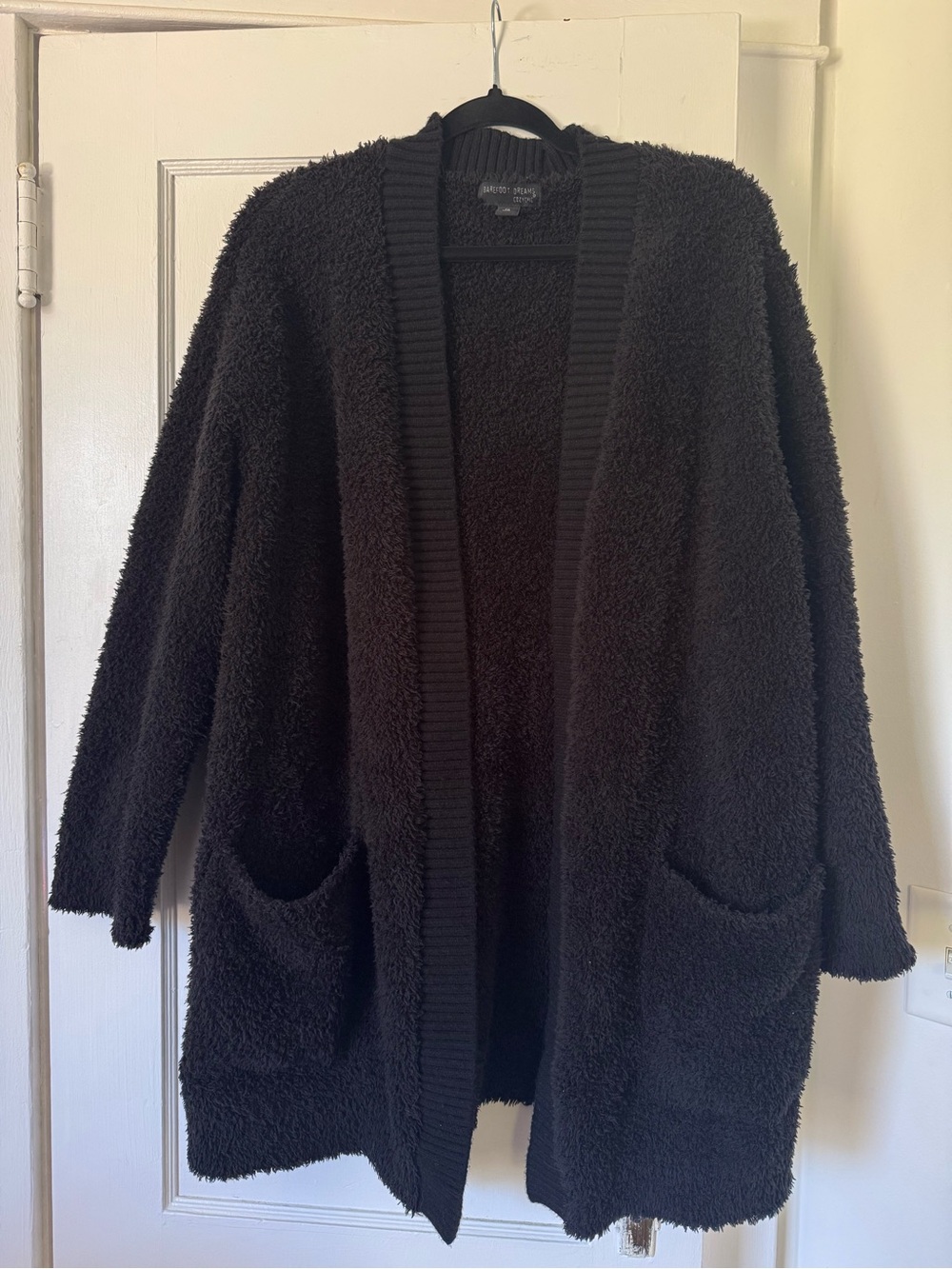 Barefoot Dreams Ribbed Knit Trim Cardigan